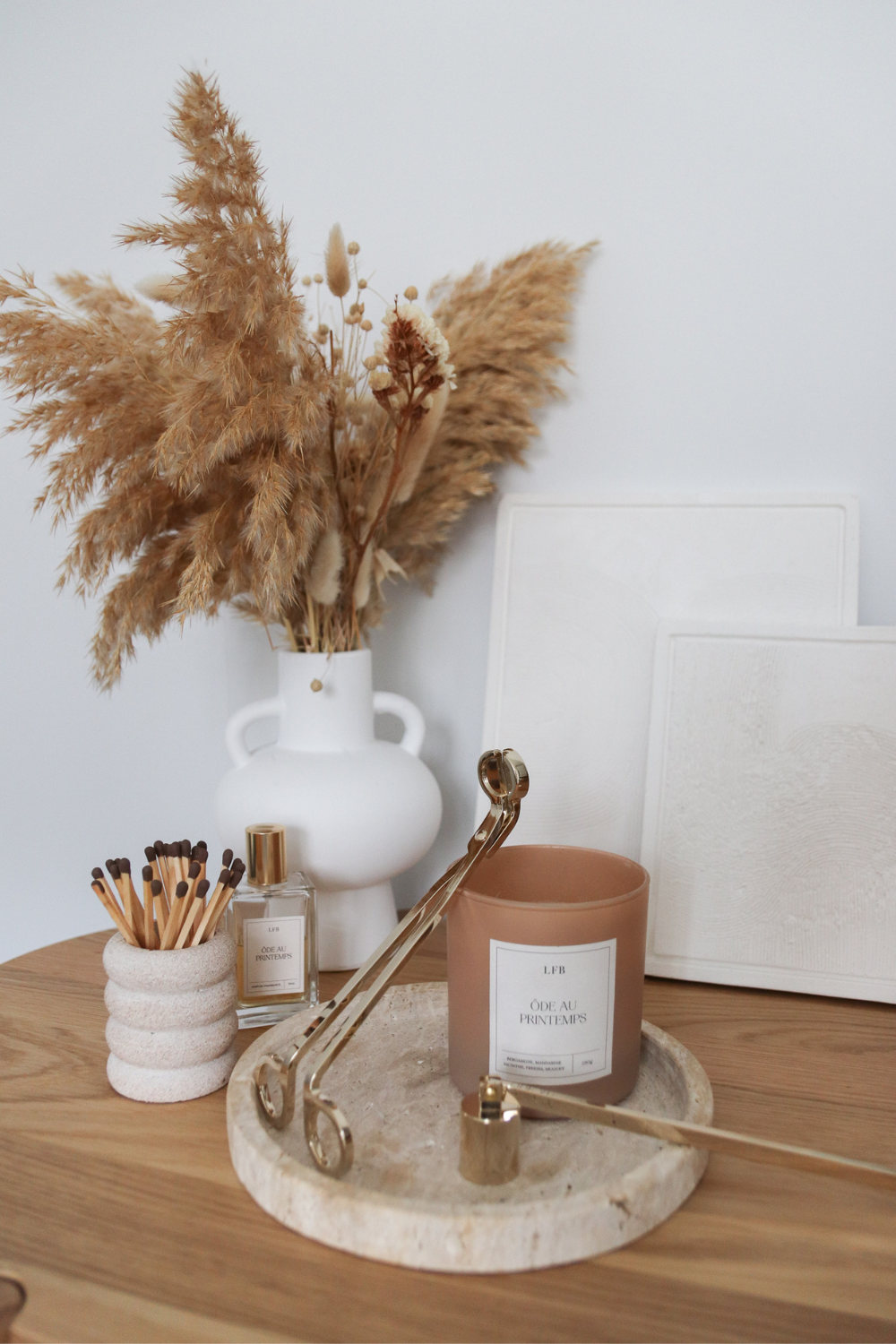 Kit 3 pièces, bougie, gold edition