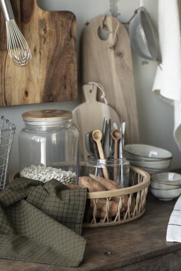 Bocal de stockage en verre - L