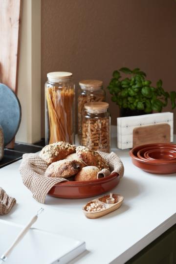 Bocal de stockage en verre - M