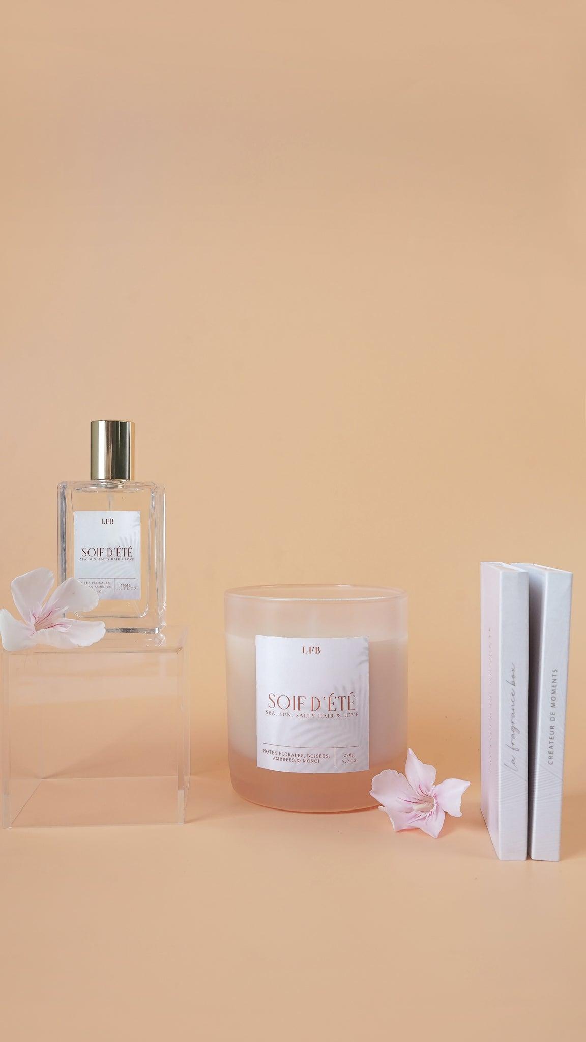 COFFRET BOUGIE FRAGRANCE "SOIF D'ÉTÉ"