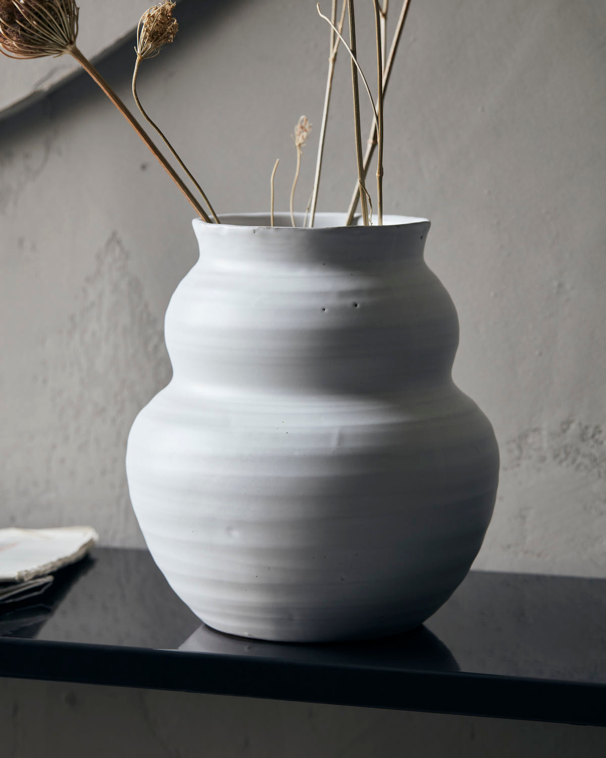 Vase, Juno M, Blanc